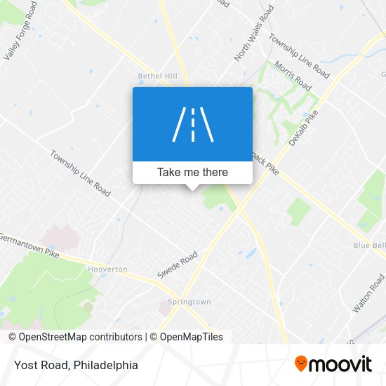 Mapa de Yost Road