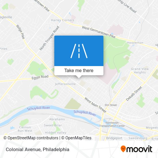 Colonial Avenue map