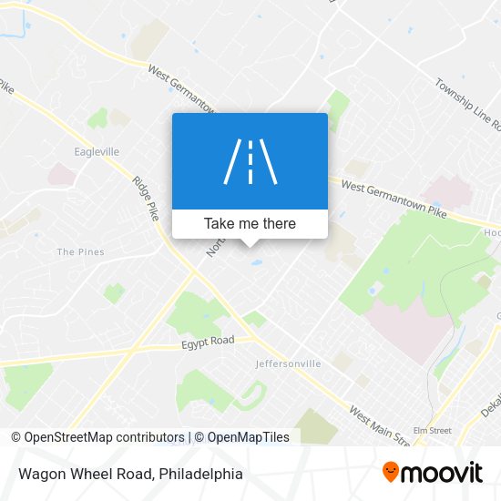 Wagon Wheel Road map