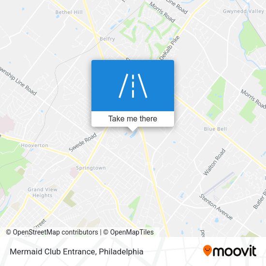 Mermaid Club Entrance map
