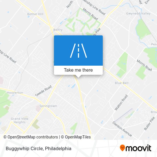 Mapa de Buggywhip Circle