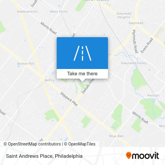 Saint Andrews Place map