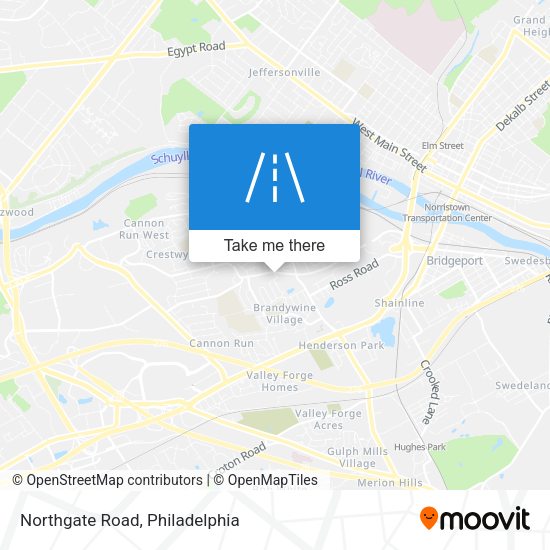 Mapa de Northgate Road