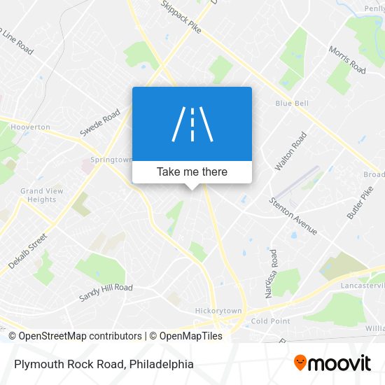 Plymouth Rock Road map