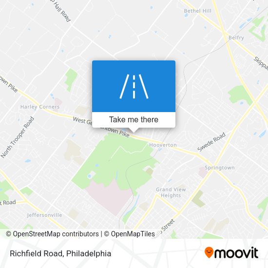 Richfield Road map
