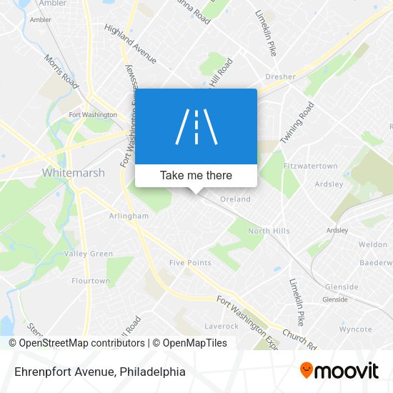 Mapa de Ehrenpfort Avenue