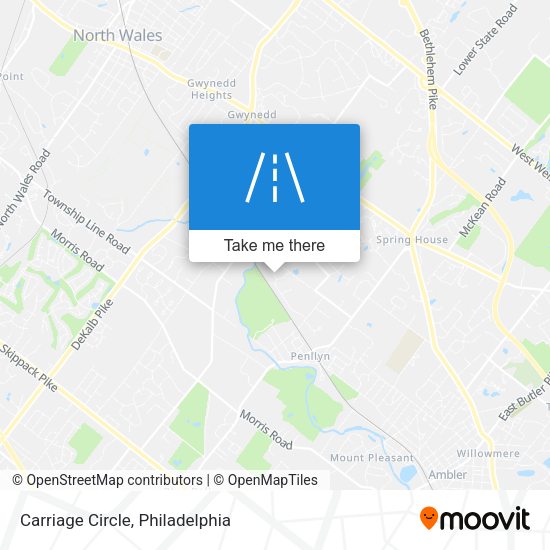 Carriage Circle map