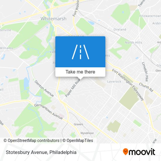 Stotesbury Avenue map