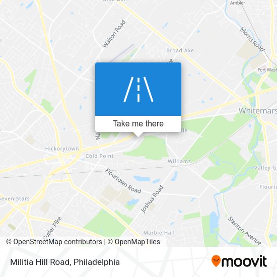 Militia Hill Road map