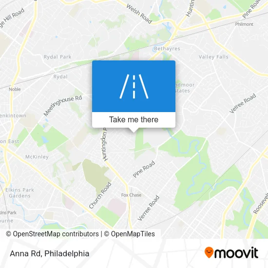 Anna Rd map