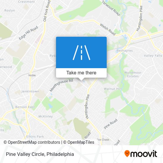 Pine Valley Circle map