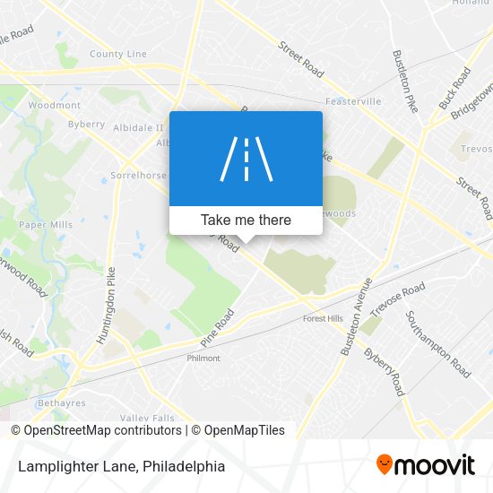 Mapa de Lamplighter Lane