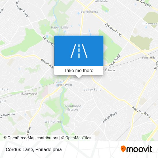 Mapa de Cordus Lane