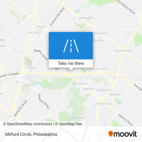 Mapa de Milford Circle