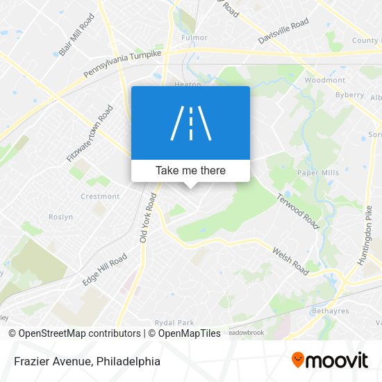 Mapa de Frazier Avenue
