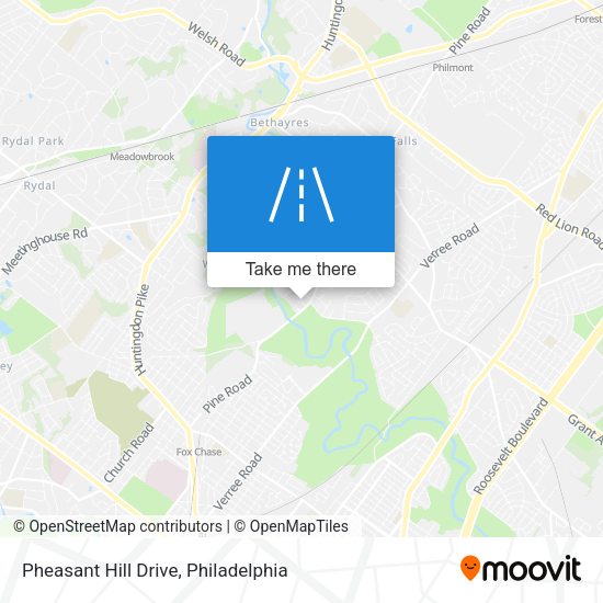 Mapa de Pheasant Hill Drive