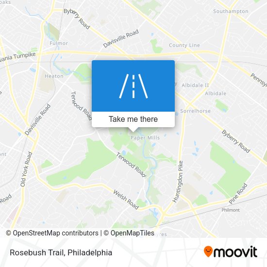 Rosebush Trail map
