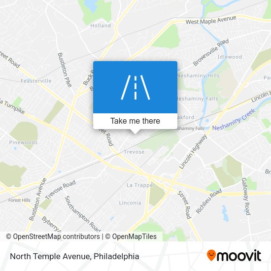 Mapa de North Temple Avenue