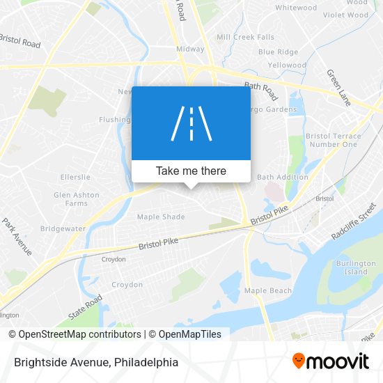 Brightside Avenue map