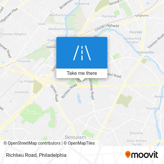 Mapa de Richlieu Road