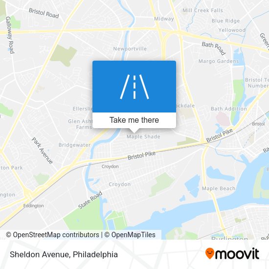 Mapa de Sheldon Avenue