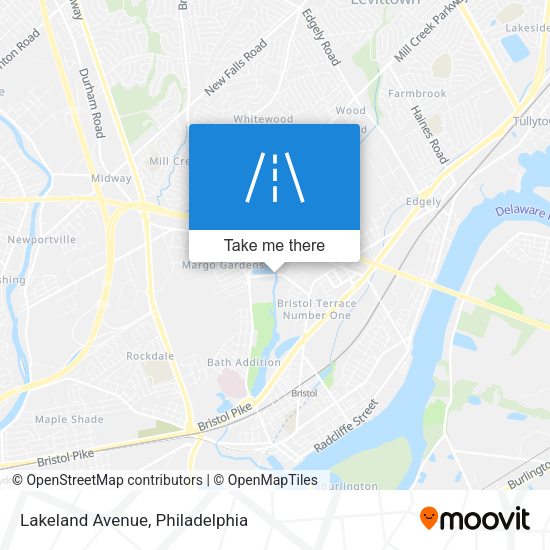 Lakeland Avenue map