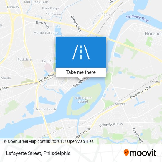 Lafayette Street map