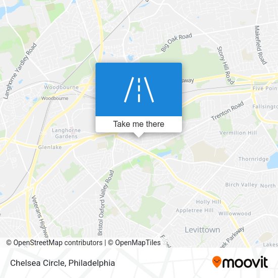 Mapa de Chelsea Circle