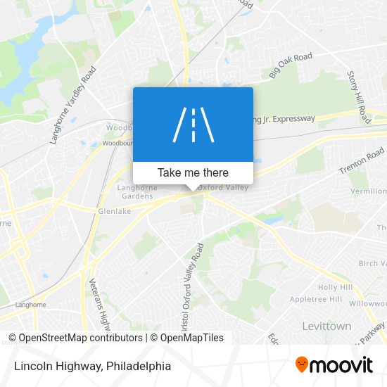 Lincoln Highway map
