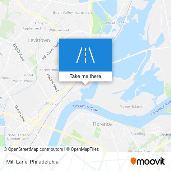 Mapa de Mill Lane