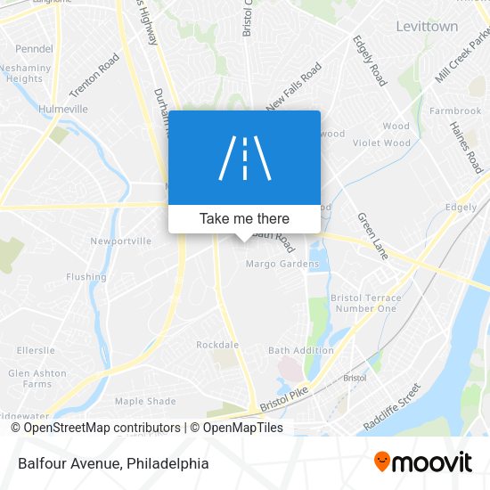 Balfour Avenue map