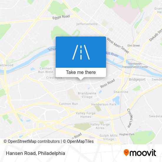 Mapa de Hansen Road