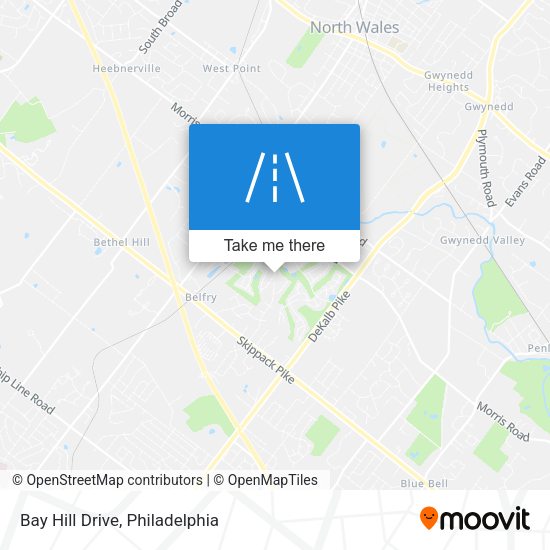 Bay Hill Drive map