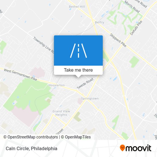 Mapa de Caln Circle