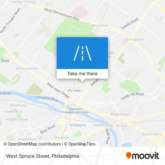 Mapa de West Spruce Street