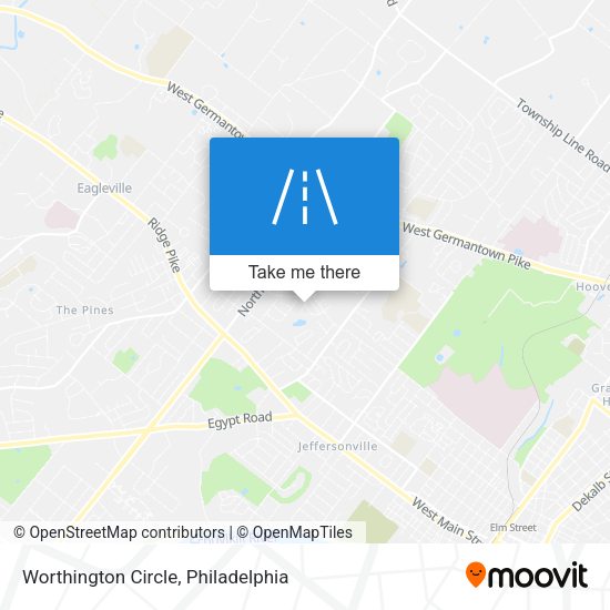 Mapa de Worthington Circle
