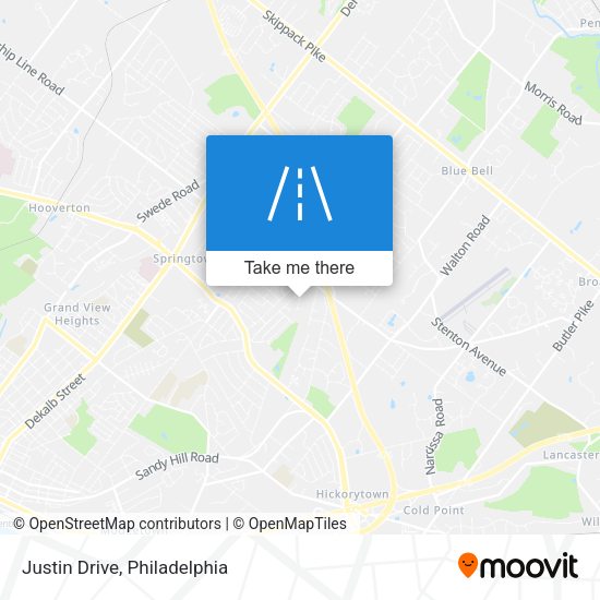 Justin Drive map