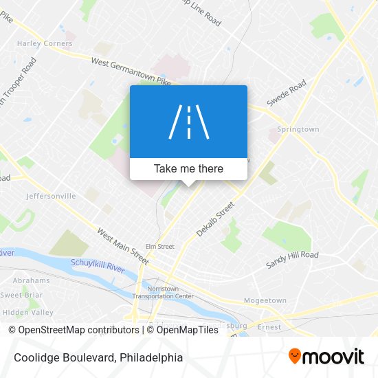 Coolidge Boulevard map