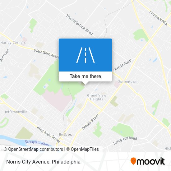 Norris City Avenue map