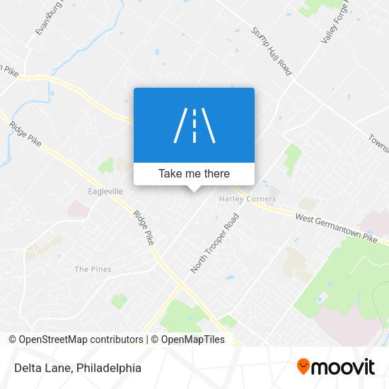Delta Lane map