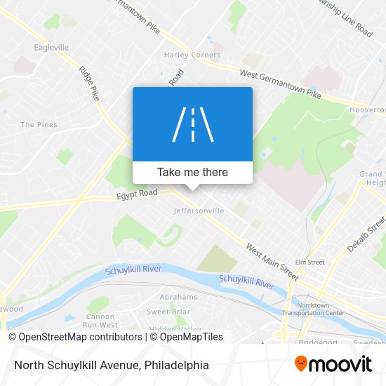 Mapa de North Schuylkill Avenue