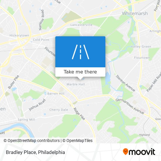 Bradley Place map