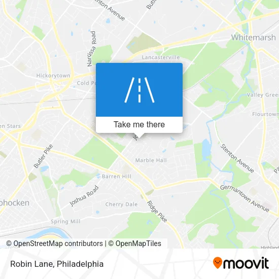Robin Lane map