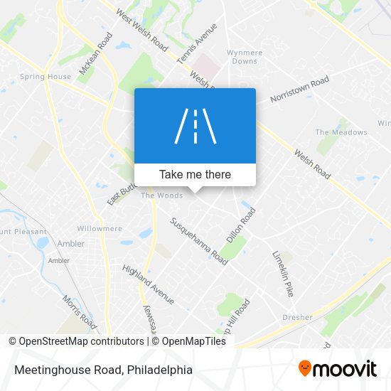 Meetinghouse Road map