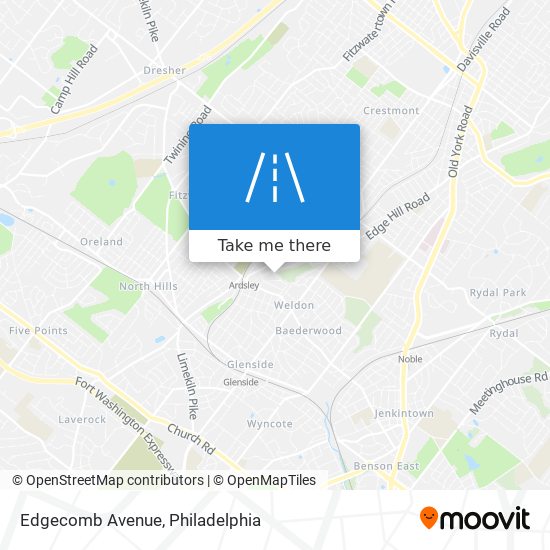 Mapa de Edgecomb Avenue