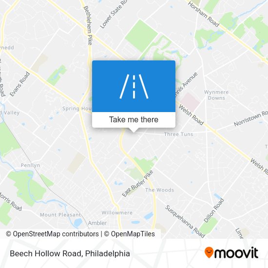 Mapa de Beech Hollow Road