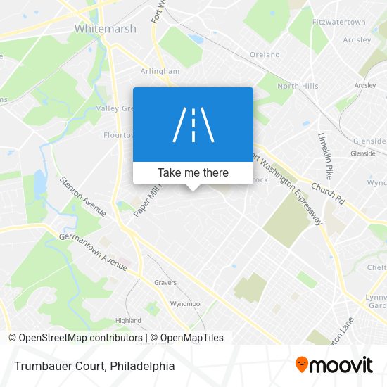 Mapa de Trumbauer Court