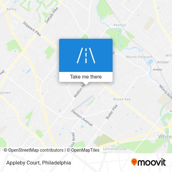 Mapa de Appleby Court