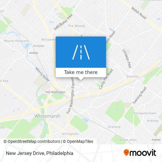 New Jersey Drive map