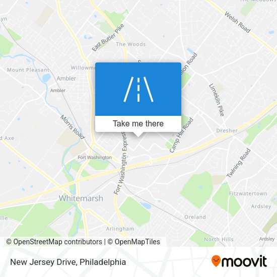 New Jersey Drive map